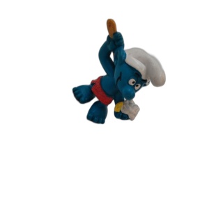 Figurine Schtroumpf Vintage Peyo - Schtroumpf Boxeur Karaté - Figurine