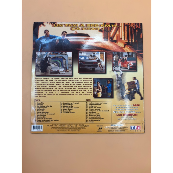 Taxi - Gérard Pirès - LaserDisc PAL VF - Film Action 1998
