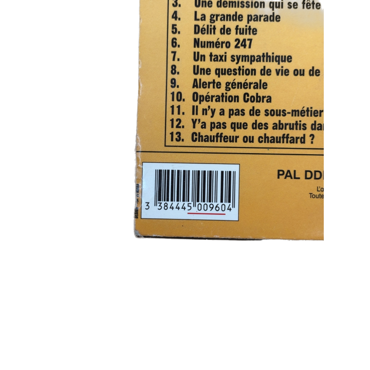 Taxi - Gérard Pirès - LaserDisc PAL VF - Film Action 1998