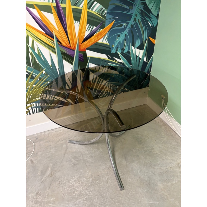 Table Ronde Années 70 - Design Italien