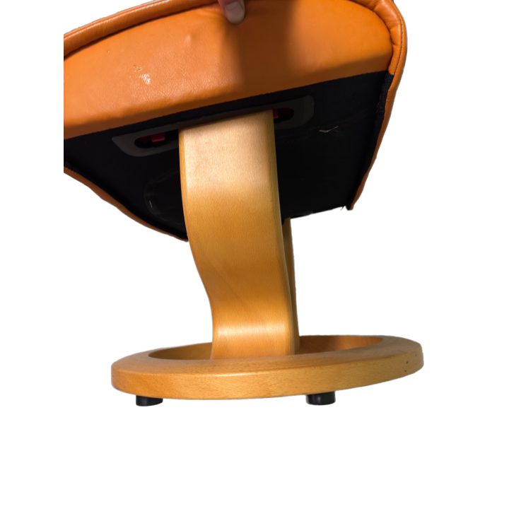 Fauteuil Stressless Admiral Ekornes + Ottoman Cuir Ocre
