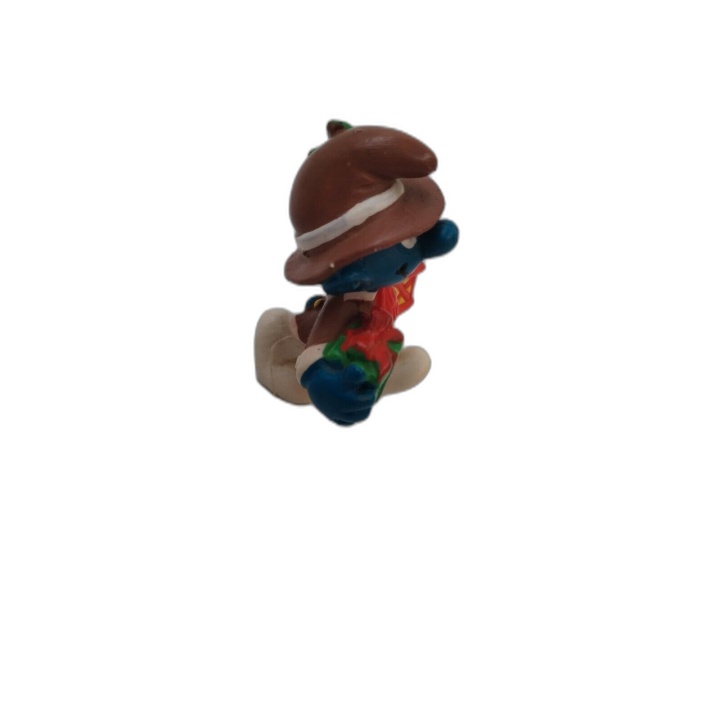 Figurine Schtroumpf Noël Schleich PVC - Schtroumpf Lanterne & Cadeau -