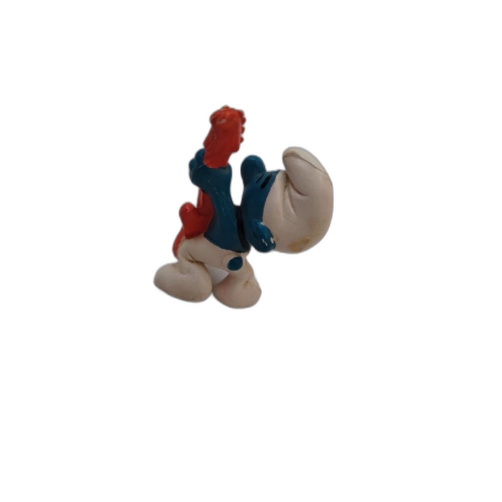 Schtroumpf Guitariste Figurine PVC Peyo Schleich - Guitare Flamme - Vi