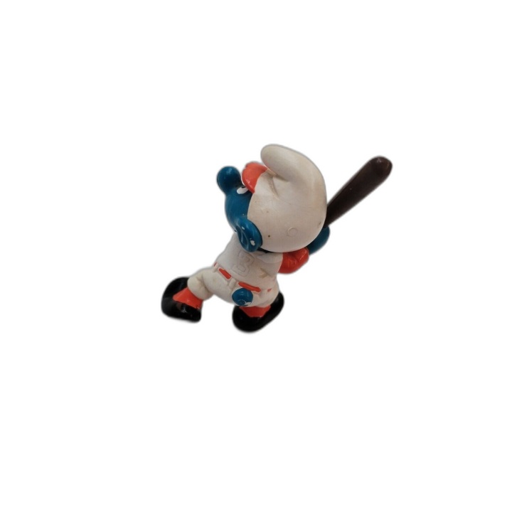 Schtroumpf Baseball Figurine PVC Vintage Peyo - Collectible Années 80