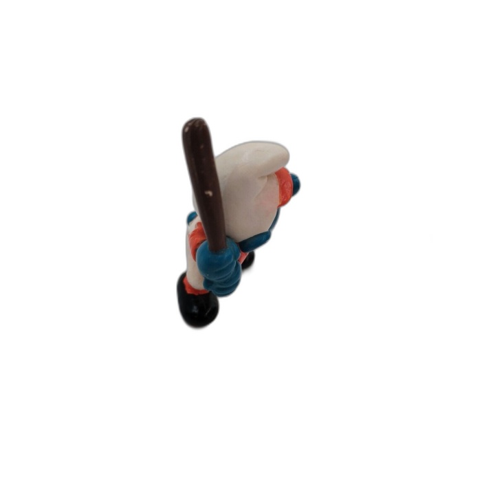 Schtroumpf Baseball Figurine PVC Vintage Peyo - Collectible Années 80