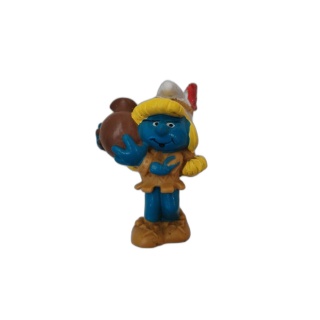 Figurine Schtroumpf Indienne Peyo Schleich - Smurfette Native - Collec