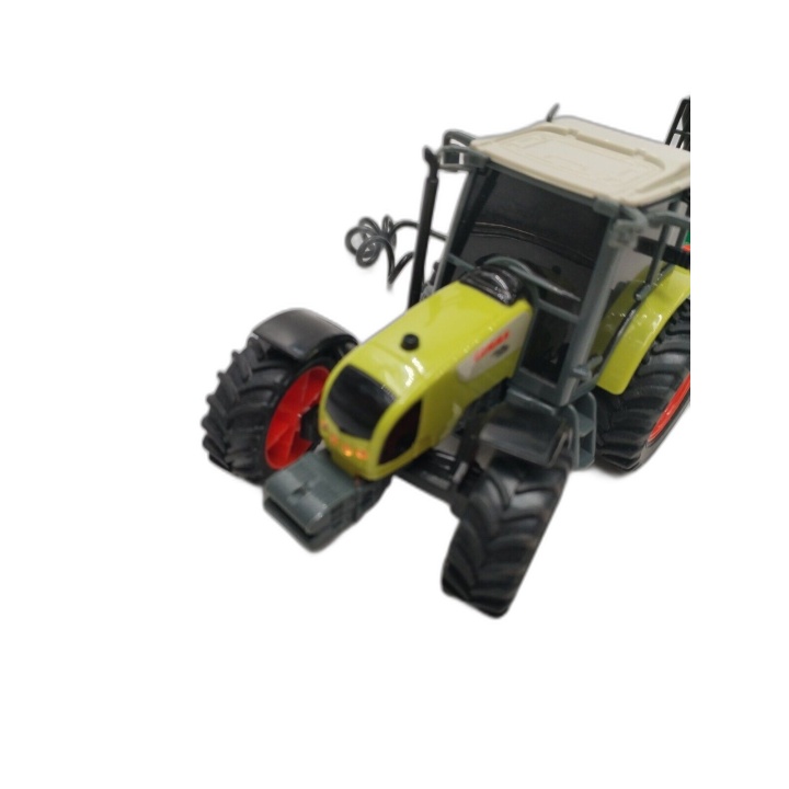 Dickie Toys Claas Celtis 446 - Tracteur Miniature avec Remorque Forest