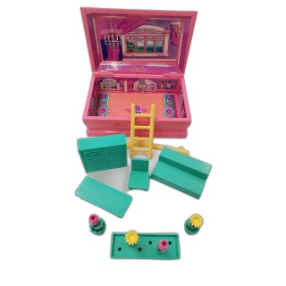 Coffret Maison Famille Lapin Takara Playmates 1993 - Boîte à Bijou Min