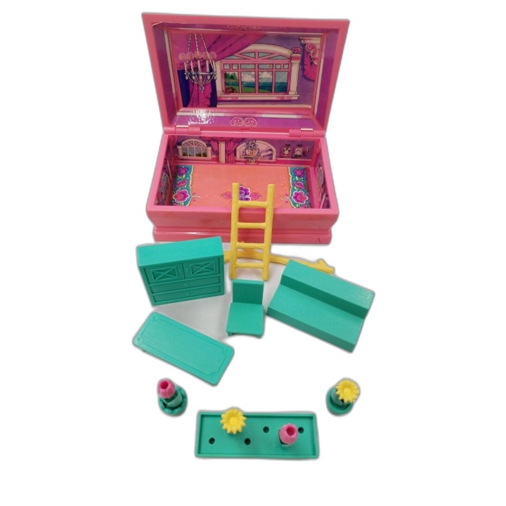 Coffret Maison Famille Lapin Takara Playmates 1993 - Boîte à Bijou Min