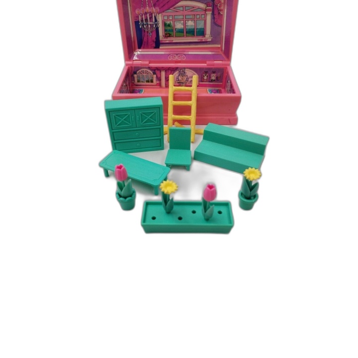 Coffret Maison Famille Lapin Takara Playmates 1993 - Boîte à Bijou Min