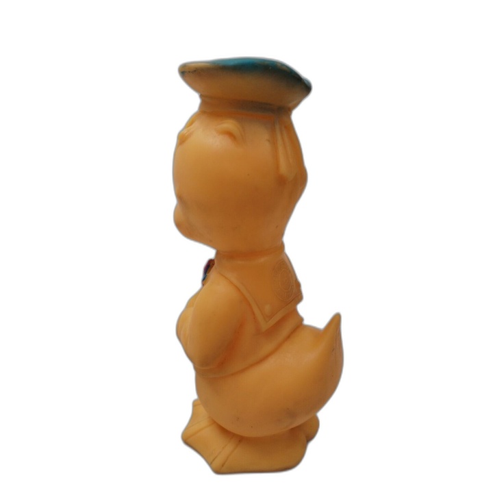 Figurine Vintage Canard Marin Pouet Caoutchouc Style Donald - Made in