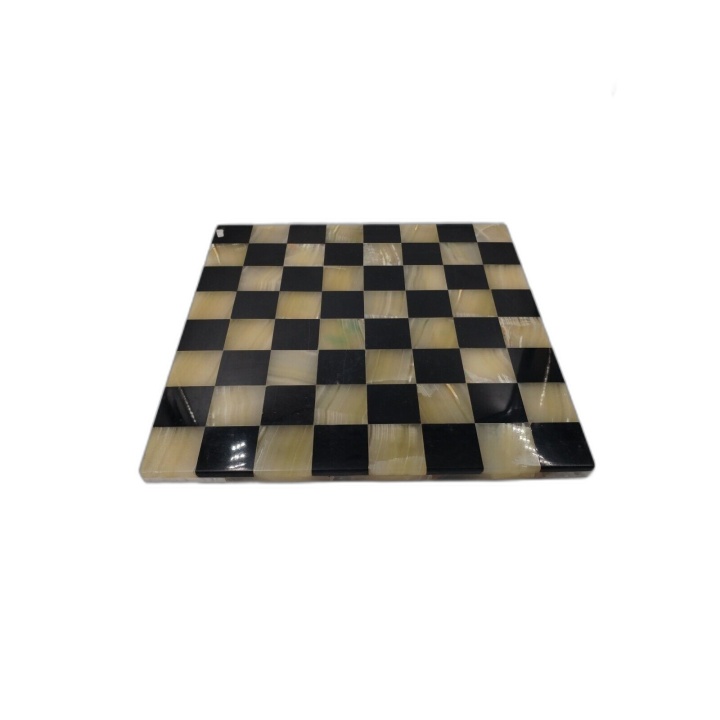 Échiquier Artisanal Pierre Onyx Marbre Mexico - Plateau Échecs Fait Ma