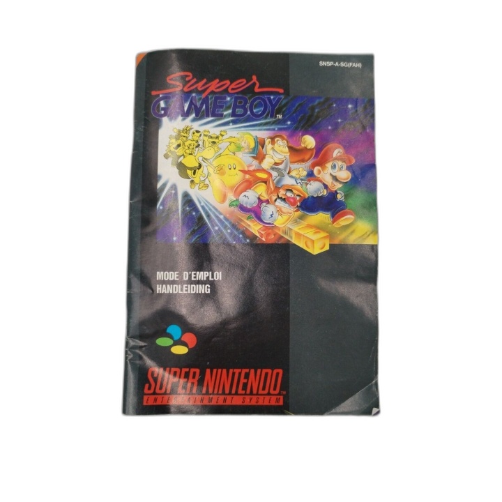 Super Game Boy - Notice Mode d'Emploi Officielle SNES Super Nintendo -