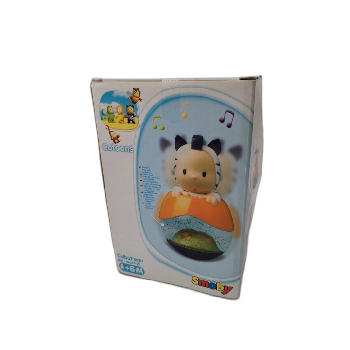 Culbut'eau Cotoons Smoby - Culbuto Boule à Eau Paillettes Bébé +6 Mois
