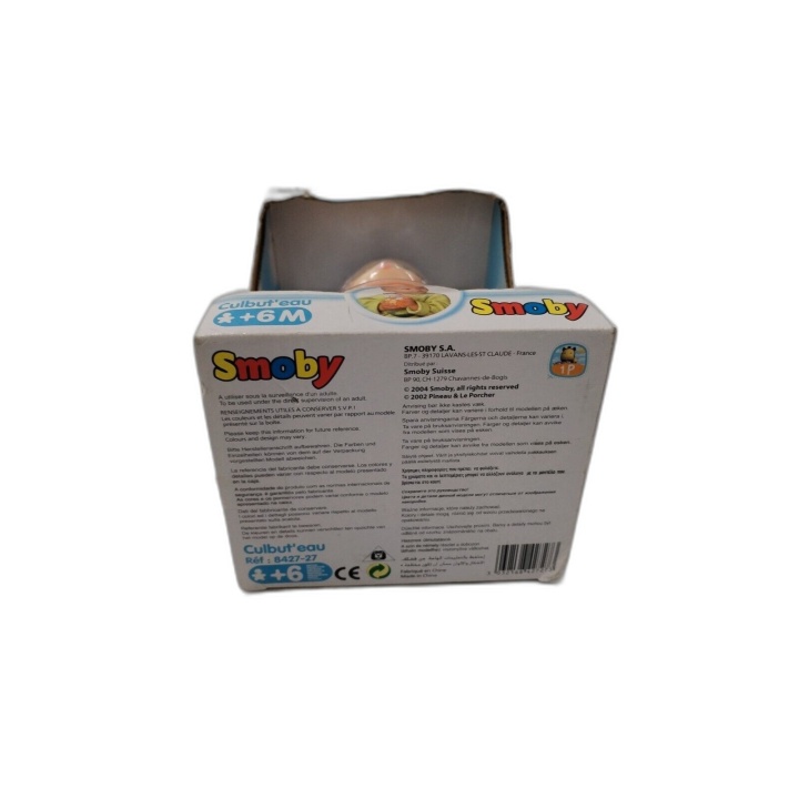 Culbut'eau Cotoons Smoby - Culbuto Boule à Eau Paillettes Bébé +6 Mois