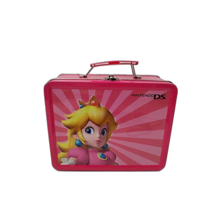 Mallette Métal Nintendo DS Princesse Peach - Boîte de Rangement Collec