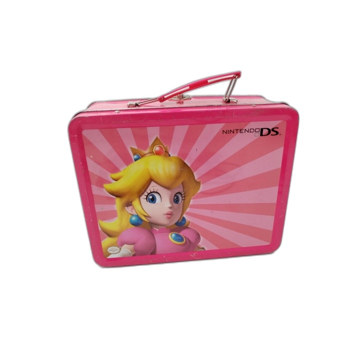 Mallette Métal Nintendo DS Princesse Peach - Boîte de Rangement Collec