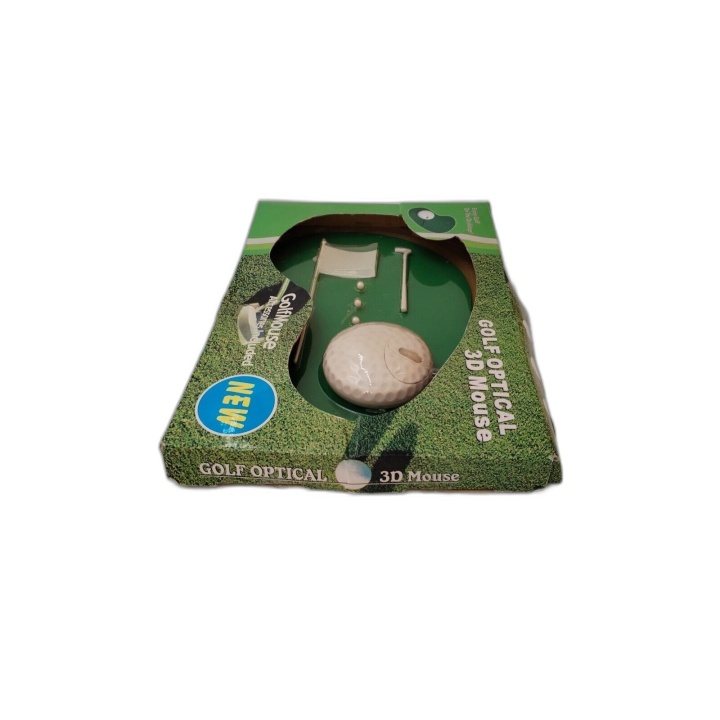 Golf Optical 3D Mouse - Souris PC Forme Balle de Golf avec Accessoires