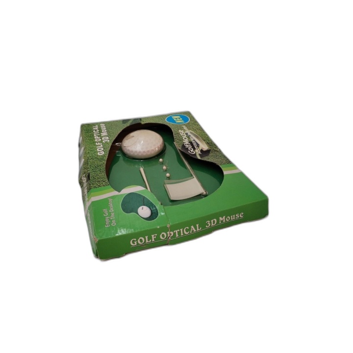 Golf Optical 3D Mouse - Souris PC Forme Balle de Golf avec Accessoires