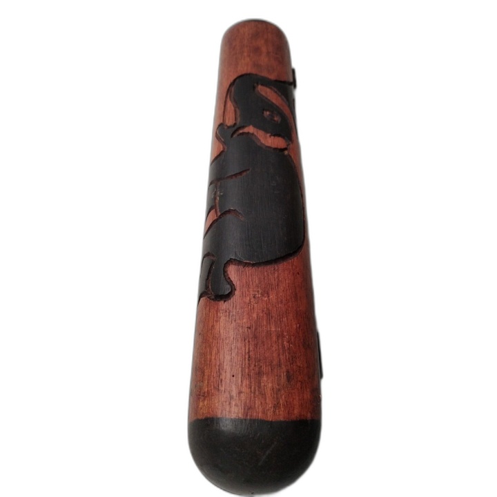 Awalé Wari Jeu Traditionnel Africain - Plateau Bois Sculpté Fait Main
