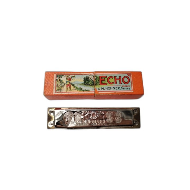 Harmonica Vintage Hohner The Echo - Made in Germany - Boîte d'Origine 