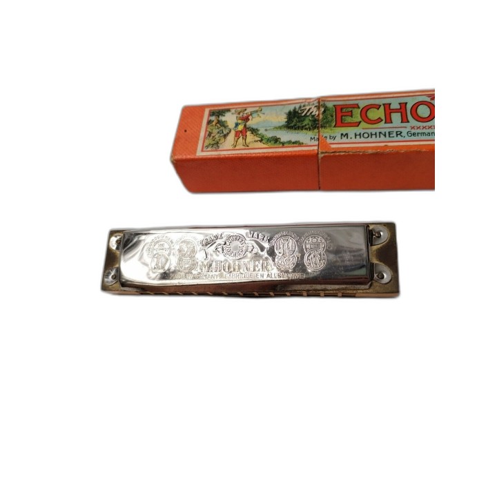 Harmonica Vintage Hohner The Echo - Made in Germany - Boîte d'Origine 