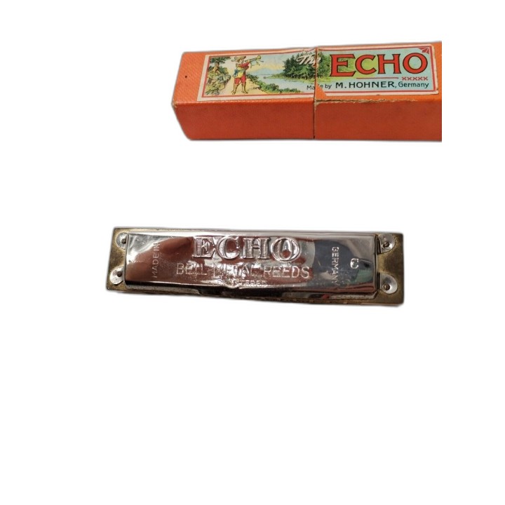 Harmonica Vintage Hohner The Echo - Made in Germany - Boîte d'Origine 
