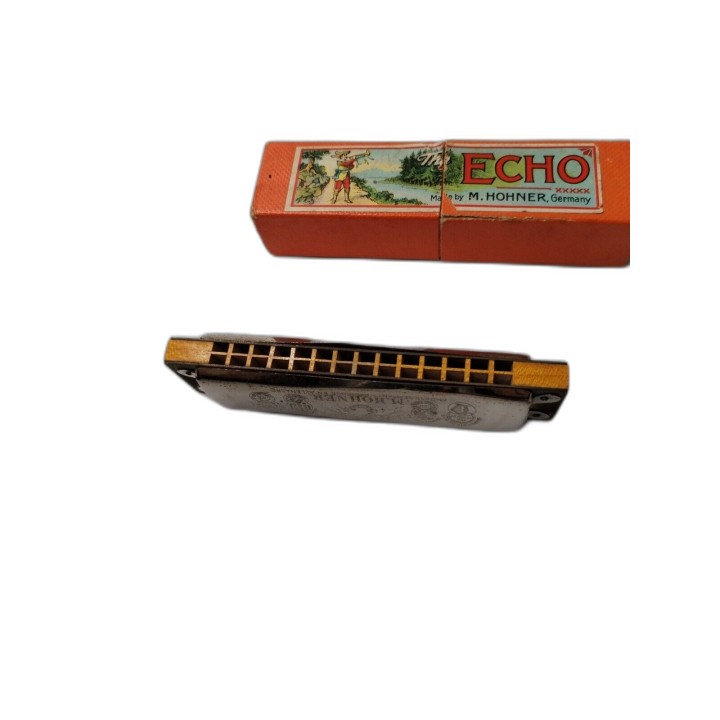 Harmonica Vintage Hohner The Echo - Made in Germany - Boîte d'Origine 