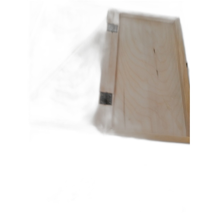 Jeu de Dames en Bois Sculpté Artisanal - Plateau Pliant 33cm - 2 Joueu