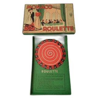Monaco Roulette - Gaupils Strasbourg - Jeu de Société Ancien Vintage -