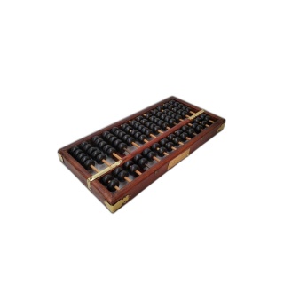 Boulier Chinois Ancien Abacus Lotus Flower Brand - 13 Tiges Bambou 91 