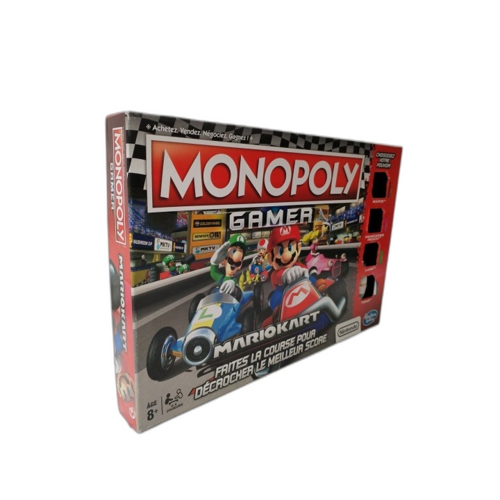 Monopoly Gamer Mario Kart - Hasbro Nintendo - Jeu Société 2-4 Joueurs