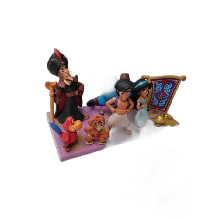 Aladdin Disney Banpresto Figurines Collection Set Complet Jafar Génie