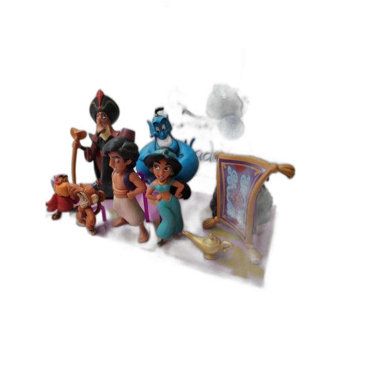 Aladdin Disney Banpresto Figurines Collection Set Complet Jafar Génie