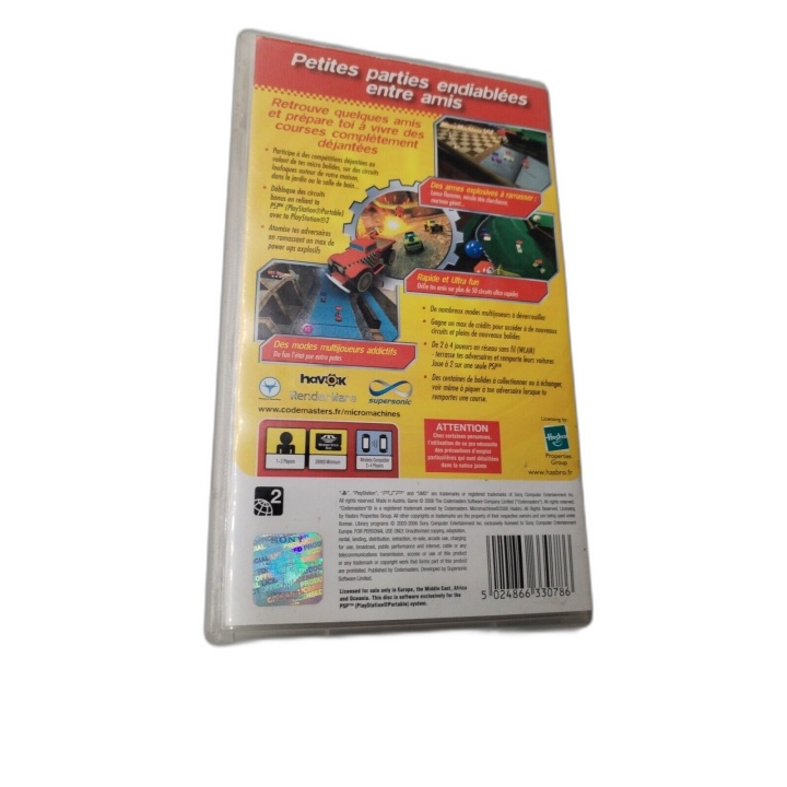 Micro Machines V4 - PSP - Jeu de Course Miniature - Occasion
