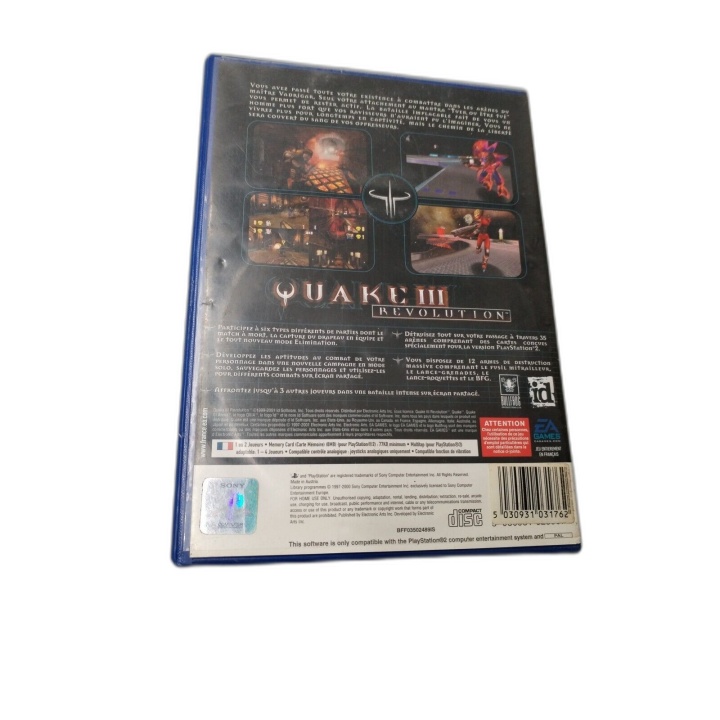 Quake III Revolution - PlayStation 2 PS2 - FPS Action - Occasion