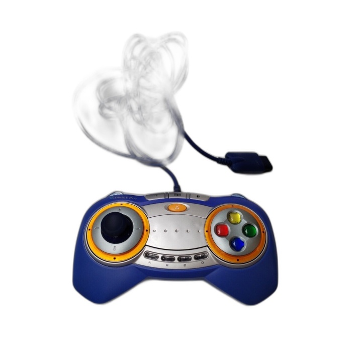 Manette VTech V.Smile Pro Bleue Filaire - Contrôleur Console Enfant -