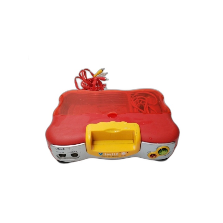 VTech V.Smile Console Enfant Rouge - Câble AV Inclus - Pièces / Répara