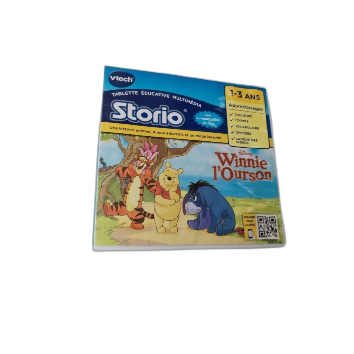 VTech Storio Cartouche Winnie l'Ourson Disney - Jeu Éducatif 1-3 Ans -