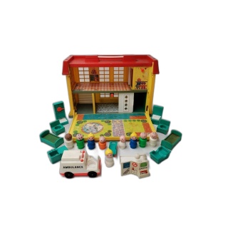 Fisher-Price Children's Hospital 1976 - Hôpital Vintage Little People