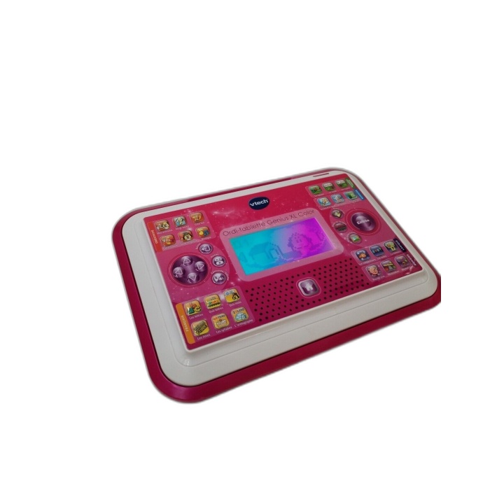 VTech Ordi-Tablette Genius XL Color Rose - Ordinateur Éducatif Enfant