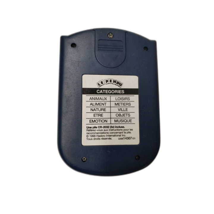 Le Pendu Électronique MB Jeux Hasbro 1998 - Jeu de mots portable - Occ