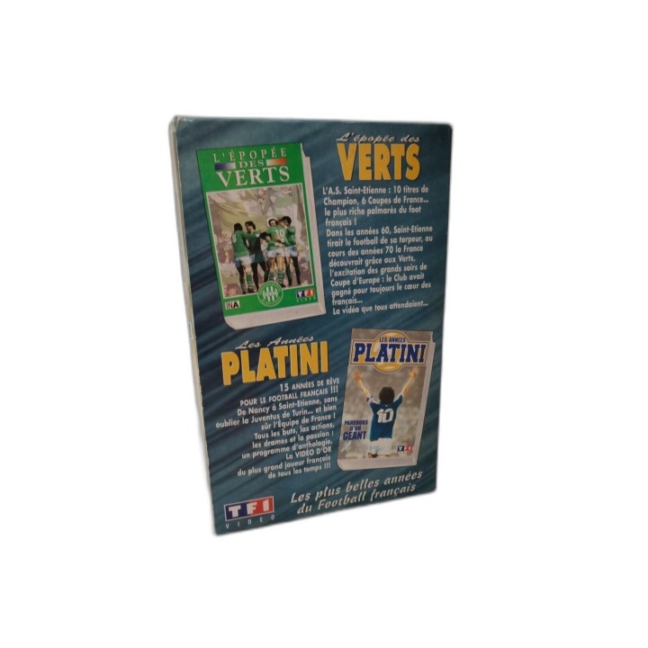 L'Épopée des Verts & Les Années Platini - Coffret VHS TF1 Vidéo - Foot