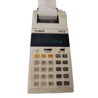 Calculatrice Imprimante Vintage Canon P2-D - Écran Fluorescent - Fonct