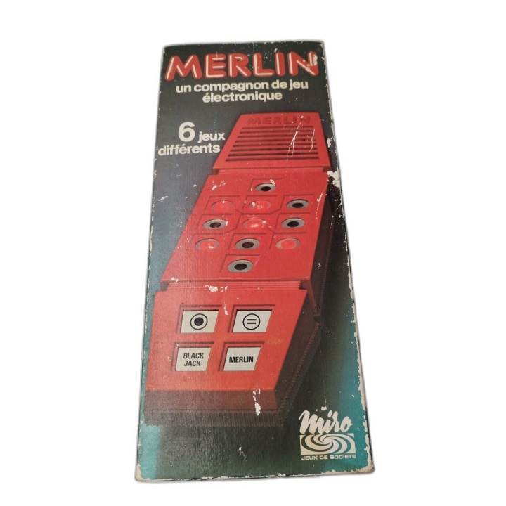 Merlin Jeu Électronique Miro - 6 Jeux dont Black Jack - Vintage Années