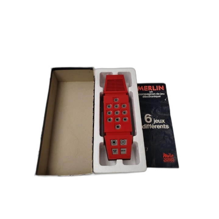Merlin Jeu Électronique Miro - 6 Jeux dont Black Jack - Vintage Années