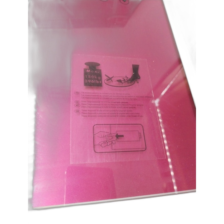 Pèse-Personne Impédancemètre SilverCrest Rose - Balance Digitale Masse