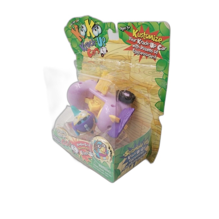 Koo Koo Zoo Krack-Up Cars - Figurine Voiture Pull Back - Neuf Boîte Ab