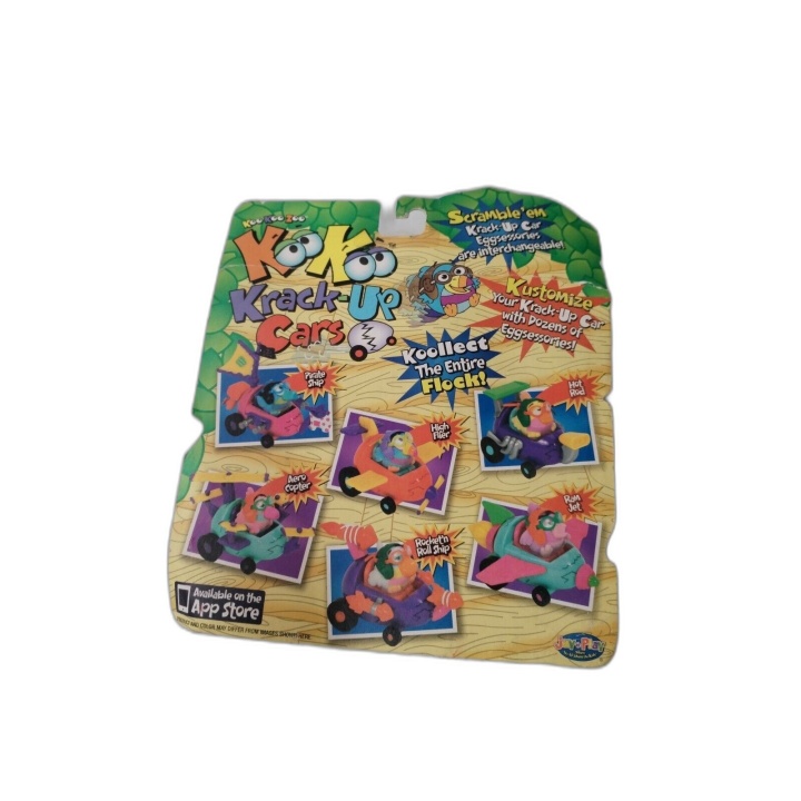 Koo Koo Zoo Krack-Up Cars - Figurine Voiture Pull Back - Neuf Boîte Ab