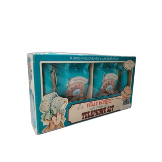 Holly Hobbie Dial Intercom Telephone Set - Durham - Jouet Vintage Anné